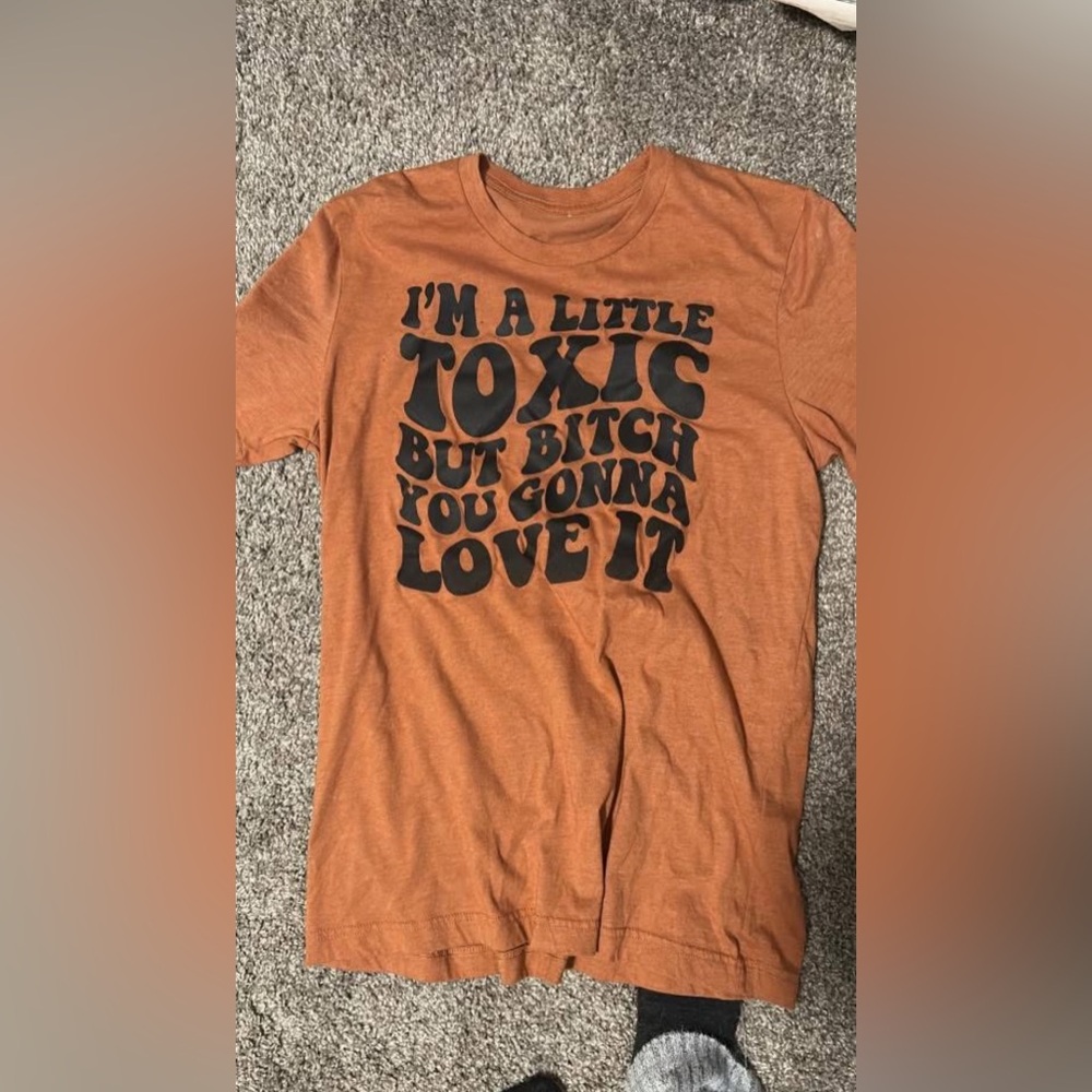 Orange Graphic Kids T-Shirt